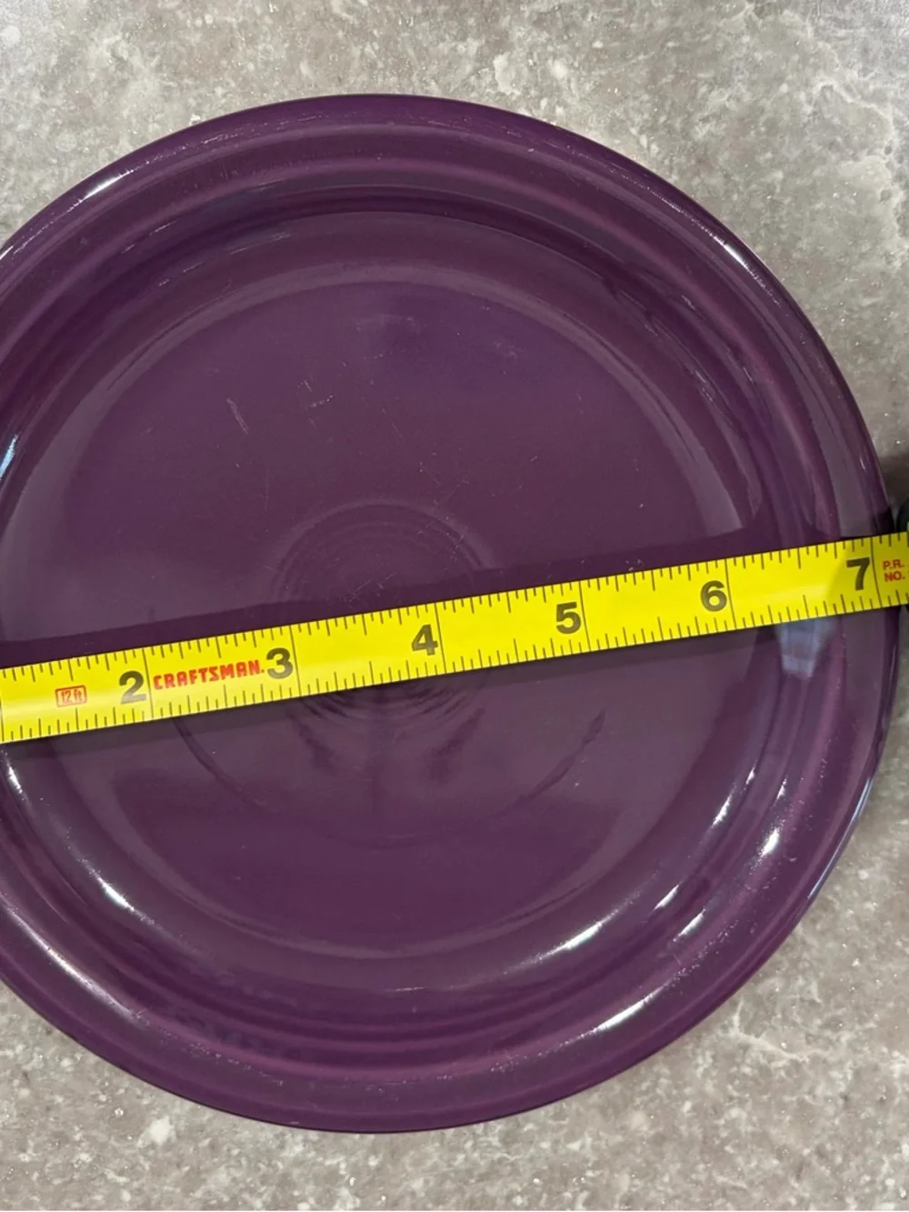 Fiestaware Deep Purple Ceramic Bowl & Plate Set - Picture 3 of 5